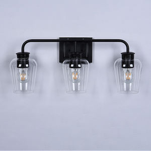 Lámparas de Pared Modernas para Sala de Estar, Metal y Vidrio, Control por Interruptor, Luz Blanca Cálida de 2700K, Diseño de Dibujo, Iluminación Interior Regulable, 1 Año de Garantía - Product Image 1