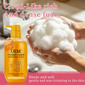 Gel de Baño <span class=keywords><strong>Exfoliante</strong></span> de Cúrcuma de Alta Calidad Personalizado, Gel de Ducha Humectante, Suavizante e Iluminador - Product Image 3