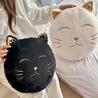 Ins-style créatif mignon chat en peluche canapé sieste coussins maison anniversaire décoratif doux dessin animé jouets coussins Cojin Con Almohada