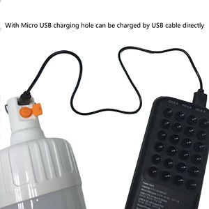 Lampe de camping LED d'urgence <span class=keywords><strong>OLIP</strong></span> E27 rechargeable 10W 5000K lumière du jour, batterie plomb-acide Ra80, autonomie de 50000 heures - Product Image 6
