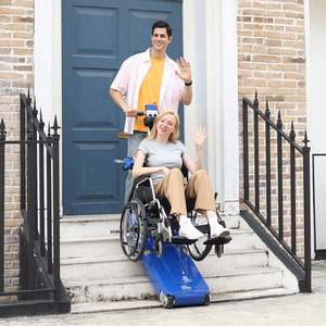 등반 XSTO 250KG 전기 등반가 노인 장애인 계단 휠체어를 위한 접이식 고정 장치 - Product Image 5