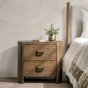 Handmade Solid Timber End Table Elegant Wooden Side Table Contemporary Furniture for Modern Living Room Bedroom Lounge - Product Image 2