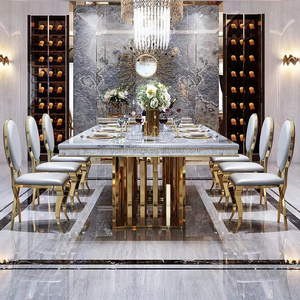 High Quality Modern Stainless Steel Wedding Dinner <strong>Table</strong> for Hotel Wedding Receptions or Dining Rooms - Product Image 2