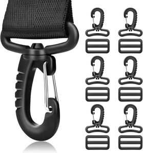 Coobigo Plastic <b>Clip</b> Snap <b>Hook</b> Replacement Buckles Tri Glide For Webbing Strap Crafting Accessories Set <b>Hooks</b> Adjustable Buckle - Product Image 1