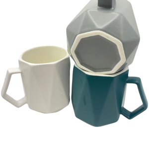 Nouvelle Tasse en Céramique Style Géométrique Simple, Tasse à Petit-Déjeuner en Porcelaine, Tasse à Thé – Prix de Gros Usine - Product Image 6