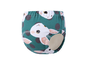 Vente en gros 100% coton Pantalon d'entraînement doux couvre-couches pour bébés Pantalon réutilisable imperméable pour les tout-petits - Product Image 2