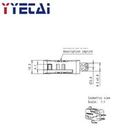 1 pièce – Micro-interrupteur de fin de course à levier long, type CHERRY D45X allemand, pour réinitialisation par oscillation, 16A250V
