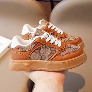 Новинка, Детская школьная обувь, низкий минимальный размер, унисекс фирменная обувь на мягкой подошве, дышащие Нескользящие повседневные кроссовки с застежкой-липучкой, JYM - Product Image 2