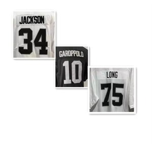 Maillot de football américain unisexe personnalisé, grande taille, style court et ample, respirant, imprimé numérique, manches courtes, 100 % polyester, séchage rapide - Product Image 1