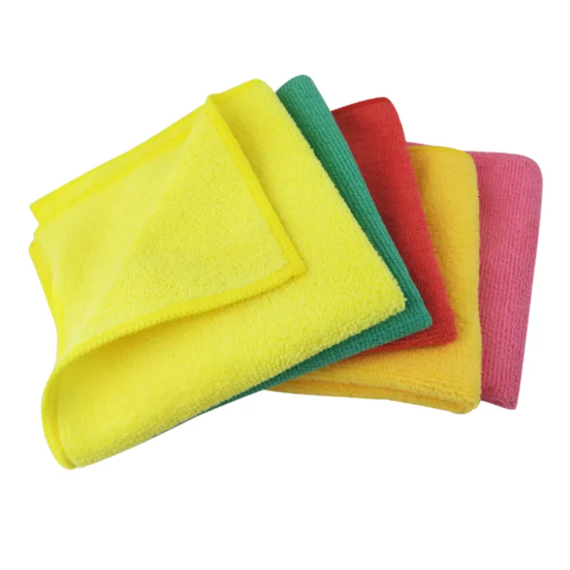 40X40 400gsm Groothandel Kleurrijke Auto Detaillering 100% Microfiber Micro Fiber Car Cleaning Doek Microfiber Handdoeken