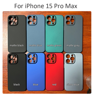Pour <span class=keywords><strong>iPhone</strong></span> 15 <span class=keywords><strong>Pro</strong></span> <span class=keywords><strong>14</strong></span> Plus 13 12 11 XS <span class=keywords><strong>Max</strong></span> Couverture Arrière MSVII PC Ultra Mince Mat Anti-empreintes Digitales Dur Antichoc Housse de Téléphone - Product Image 6