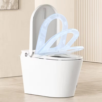Nouvelles toilettes intelligentes à chasse automatique avec buse de nettoyage, télécommande sans fil, équipement sanitaire moderne pour salle de bain