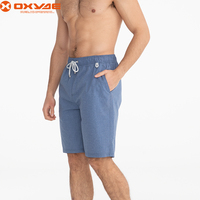 Sneldrogende Zwembroek Voor Heren Op Maat Bedrukt Paisley Strandsurfshorts Met Waterdichte Ritssluiting