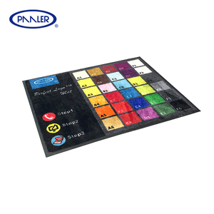 Sử dụng thương mại văn phòng tùy chỉnh in logo cao su dệt có thể giặt nylon66 vật nuôi thân thiện dày không trượt thảm sàn - Product Image 1