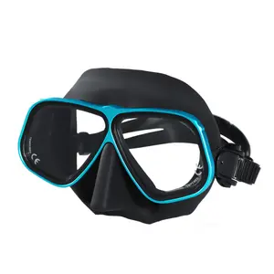 Biggest diving equipment supplier skin diver with metal frame diving mask and with high class packing box