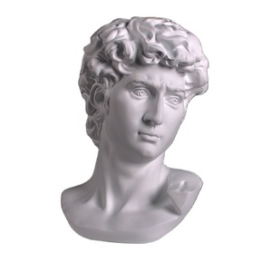 Moda bianco artificiale in fibra di vetro <span class=keywords><strong>David</strong></span> scultura per la decorazione della tavola dell'albergo dell'home office - Product Image 1