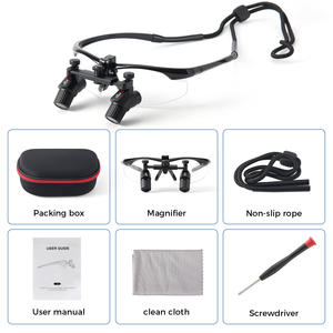 Hete Verkopende Tandheelkundige Medische Apparatuur 3.0x/4.0x/5.0x/6.0x Vergroting Ergo Loepen Met 5W Led Chirurgisch Hoofdlicht - Product Image 6