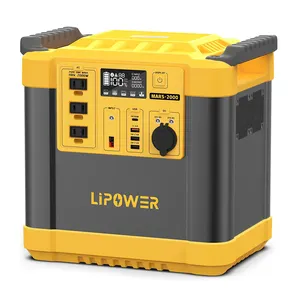 Popular Portable Power Station 2000W Solar Power Generator 60000mAh Lithium Battery With AC Inverter For Outdoor Activities