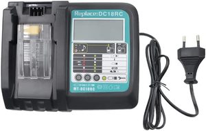 Cargador de batería de iones de litio DC18RF 3.5A Corriente de carga USB 2.1A Salida LCD 14,4 V 18V BL1830 Bl1430 BL1860B <span class=keywords><strong>DC18RC</strong></span> - Product Image 4