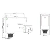 KJT Venta Directa de Productos Innovadores, Sensor Fotoeléctrico de Reflexión Difusa NPN PNP, Sensor de Detección de Marcas de Color RGB Cuadrado