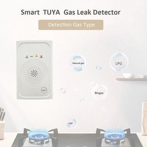 Barato gás vazamento <span class=keywords><strong>detector</strong></span> com válvula cortada casa cozinha <span class=keywords><strong>detector</strong></span> sensor 12v cortar a válvula - Product Image 4