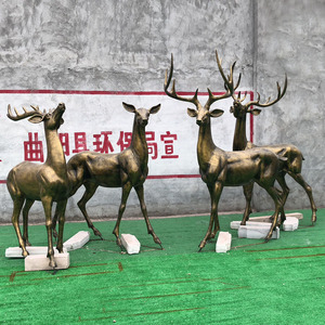 Sculpture wapiti en résine d'art de jardin <span class=keywords><strong>taille</strong></span> réelle en fibre de verre cerf <span class=keywords><strong>orignal</strong></span> - Product Image 5