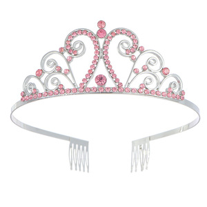 Free Customized <strong>Cheap</strong> Silver Gold Party Crown Happy Birthday Colorful Gold Girls <strong>Tiaras</strong>