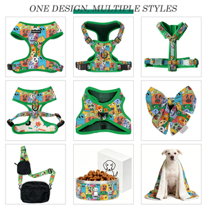Nouvel Arrivage Harnais Confortable de Luxe en Forme de Y Anti-Traction pour Chien, Ensemble Réglable Rembourré Doux avec Logo Personnalisé, Harnais Gilet Respirant pour Animaux de Compagnie - Product Image 4
