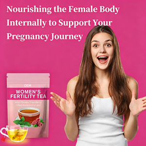 Té de Fertilidad Orgánico OEM para Mujeres, Equilibrio Hormonal con Chasteberry y Hoja de Frambuesa Roja para Ayudar a la Concepción y la Ovulación - Product Image 4