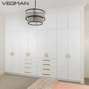 <strong>Thin</strong> Shaker <strong>Wardrobe</strong> Closet American Style Wooden Customized Durable Classical <strong>Wardrobe</strong> - Product Image 1