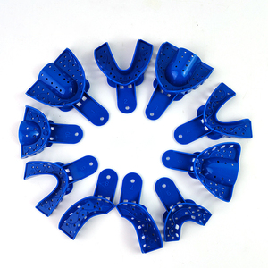 Vassoio Orale in Plastica Blu Facile da Pulire per Impronte Dentali, Misura Adulti/Bambini - Product Image 2