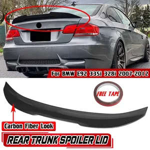 Nuevo alerón trasero estilo PSM para BMW E92 335i 328i 2007-2012, extensión de alerón de maletero trasero de coche, labio de alerón trasero ABS - Product Image 1