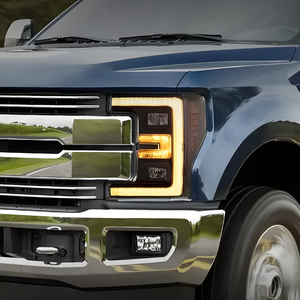 Montaje de faros automáticos LED de alta calidad para <span class=keywords><strong>Ford</strong></span> F250 2017-2019 100W lente de proyector dinámico 6000K lámparas delanteras actualización nuevo Coche - Product Image 6