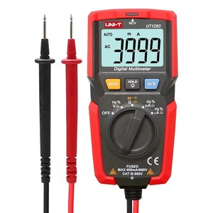 Multímetro Digital UT125C de Alta Precisión, Medidor de Capacitancia Automático, Multímetro Eléctrico Pequeño Anti-quemaduras - Product Image 1