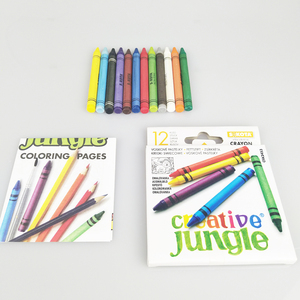 Commercio all'ingrosso 1-36 Set di pastelli per bambini Non tossici <span class=keywords><strong>cera</strong></span> liscia <span class=keywords><strong>con</strong></span> arte colorata modello rotondo - Product Image 2