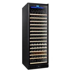 卸売ワインクーラー冷蔵庫デュアルゾーン温度制御171ボトルクールボックス