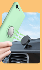 Supporto per Telefono Cellulare con Anello, Rotazione a 360 Gradi, Pad Adesivo Magnetico Portatile per Letto e Scrivania, Universale - Product Image 6
