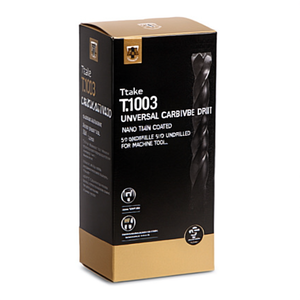 Foret universel en carbure Ttake Ta1003, revêtement Nano TiAlN, 5xD, non percé, pour machines-outils - Product Image 2