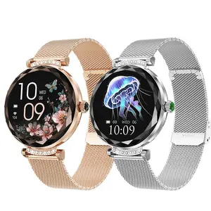 NX7专业智能手表BT呼叫女性健康心率1.19英寸AMOLED屏幕IP68防水运动模式女士时尚智能手表