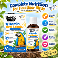 Complément multivitaminé liquide pour perroquets et oiseaux, solution orale de vitamines pour la nutrition quotidienne