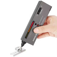 Lápiz Comprobador de Diamantes Compacto Mejorado, Selector de Piedras Preciosas con Indicador LED, Herramienta de Alta Precisión para Joyeros Principiantes y Expertos, Negro