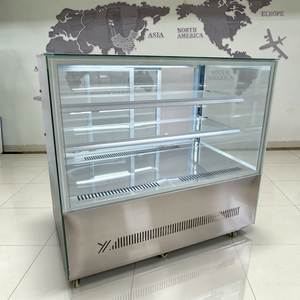 Vetrina Refrigerata per Torte 600L-1200L con Vetro Curvo per Pasticcerie, Multi-Livello LED, R290, Certificata CE - Product Image 6