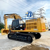 Excavatrice sur chenilles d'occasion Caterpillar CAT349D2L 49 tonnes du Japon, moteur PLC, boîte de vitesses, pompe hydraulique, roulement, puissance 305KW