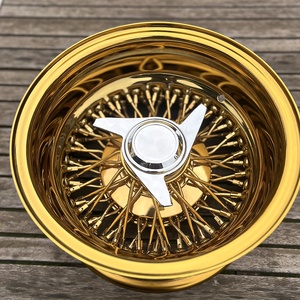 江灶100辐条钢丝轮金铬13 14 15 <span class=keywords><strong>16</strong></span>合金轮圈，适用于贝尔艾尔·德尔·雷·英帕拉埃尔卡米诺·弗利特伍德·莱萨布雷·德维尔 - Product Image 2