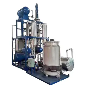 Convert used black engine oil into base oil recycle machine