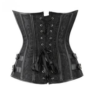 Corsetto Sexy con ricamo a catena con corsetto Steampunk floreale in Lingerie gotica da donna corsetto <span class=keywords><strong>taglie</strong></span> <span class=keywords><strong>forti</strong></span> - Product Image 3
