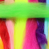 TOPIND 12-Farben 30cm Länge Streamer Fiber Flash N Slinky Fliegenbindematerial mit Schnellversand