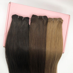 LONGFOR גלם בתולה אירופאי רוסית שיער הארכת עצם ישר שיער חבילות - Product Image 4