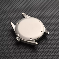 Casing Jam Tangan 36mm untuk Mesin Quartz VH31, Kaca Safir, Penutup Paduan Titanium, Suku Cadang Jam Tangan