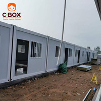 Cbox Maison Conteneur Modulaire Préfabriquée pour Chantier de Construction, Bureau et Dortoir Combinés